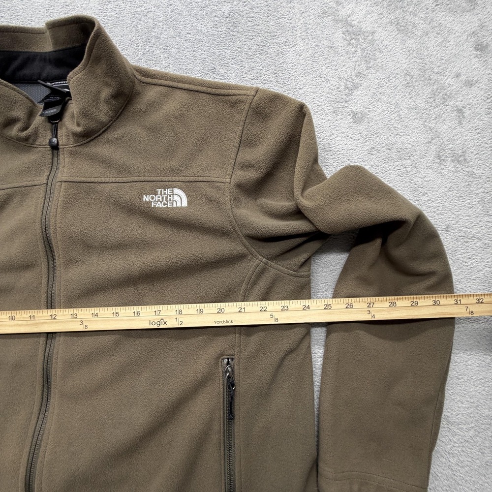 The North Face Jacket Mens XL Brown Windwall Full Zip Lined Pockets Outdoor - Picture 7 of 16